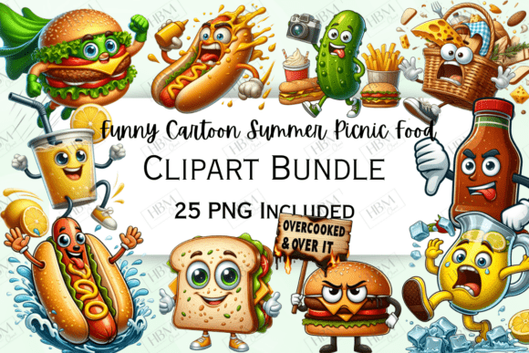 Download Funny Picnic Food Clipart - Picnic Collection