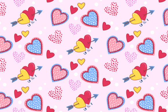 Download Heart Shape Design on Pink Background. - Shape design Collection