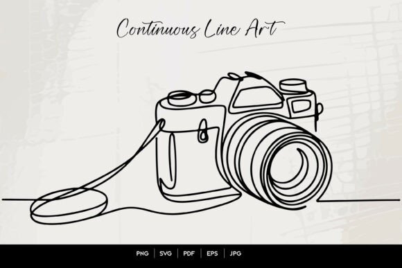 Download Continuous Line DSLR Camera - Camera Collection